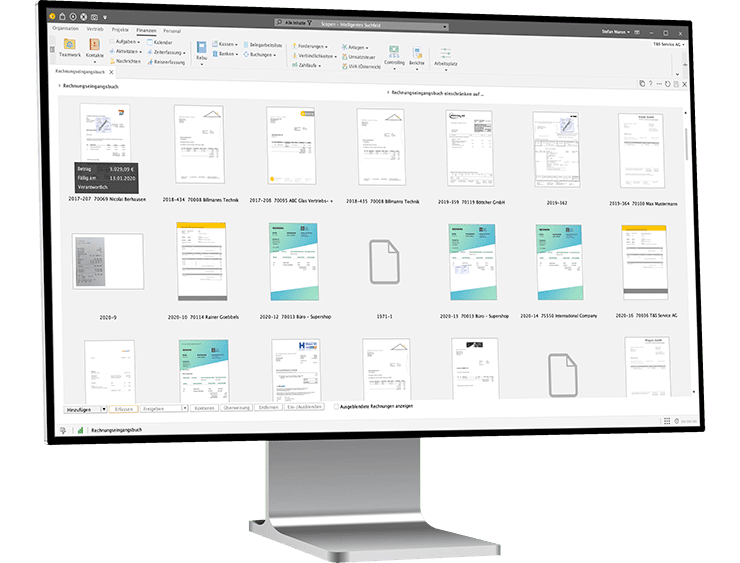 filosof desktop monitor left software finanzbuchhaltung 1